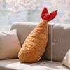 100cm Kawaii Garnelen-Plüschtiere Lebensechte Küche Tempura Stofftierpuppe Weiches Lustiges Kissen Geburtstagsgeschenke