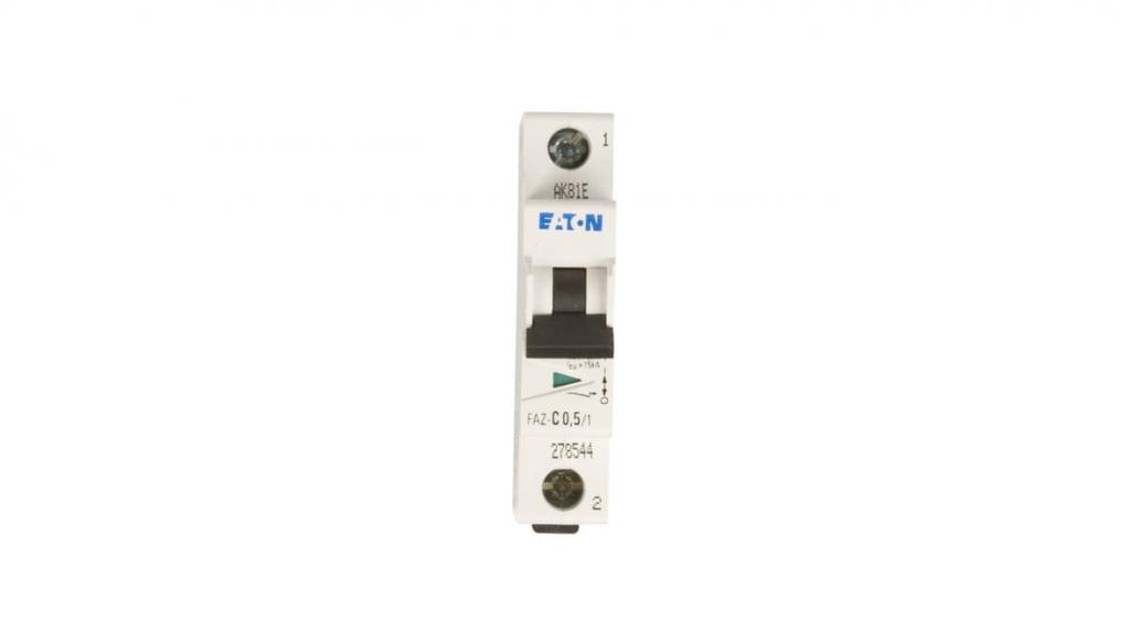 Circuit breaker 1P C 0.5A 15kA AC FAZ C0.5/1 278544