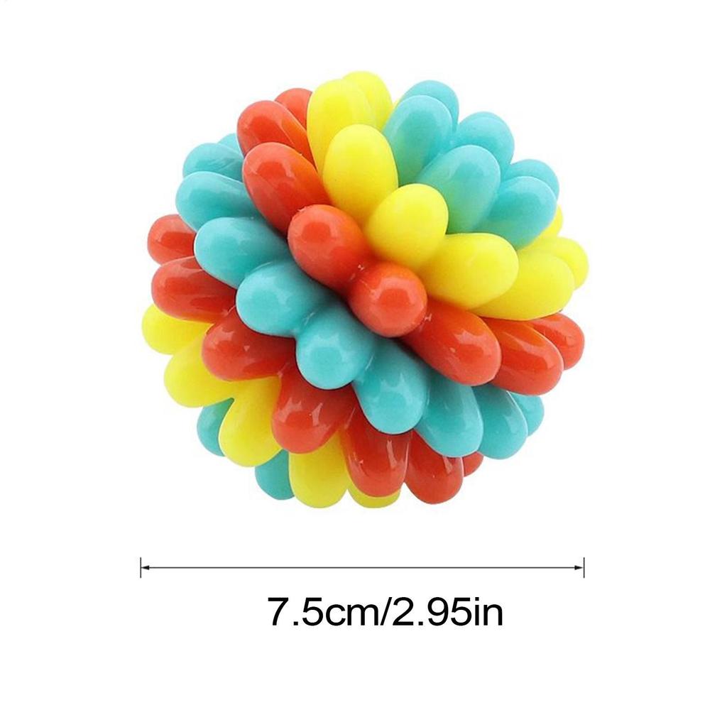Pet Ball Dog Teething Toys Balls For Aggressive Chewers Fetch Games Puppy Accessories For Pet Moving Exercise Play Boredom