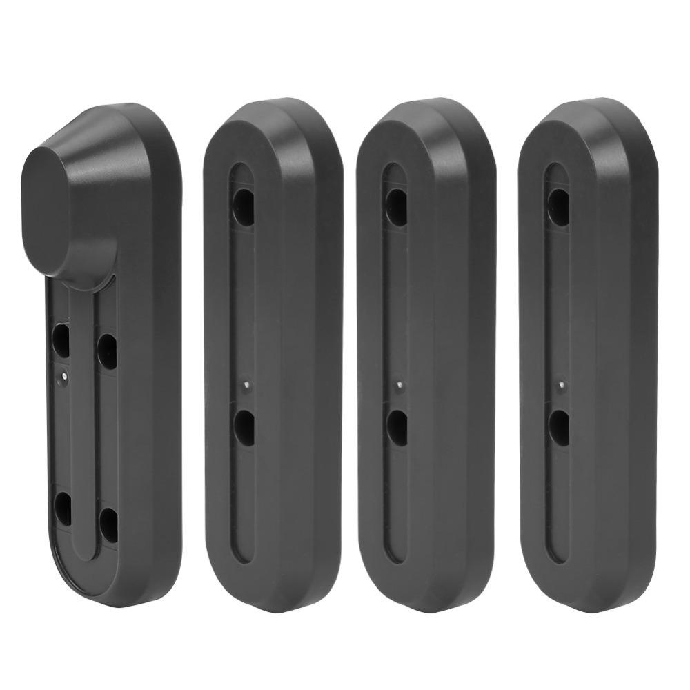 4Pcs/Set Plastic Wheel Hub Cap Electric Scooter Accessory Black Fork Cover Wheel Hub Protective Cover for Xiaomi MIJIA M365