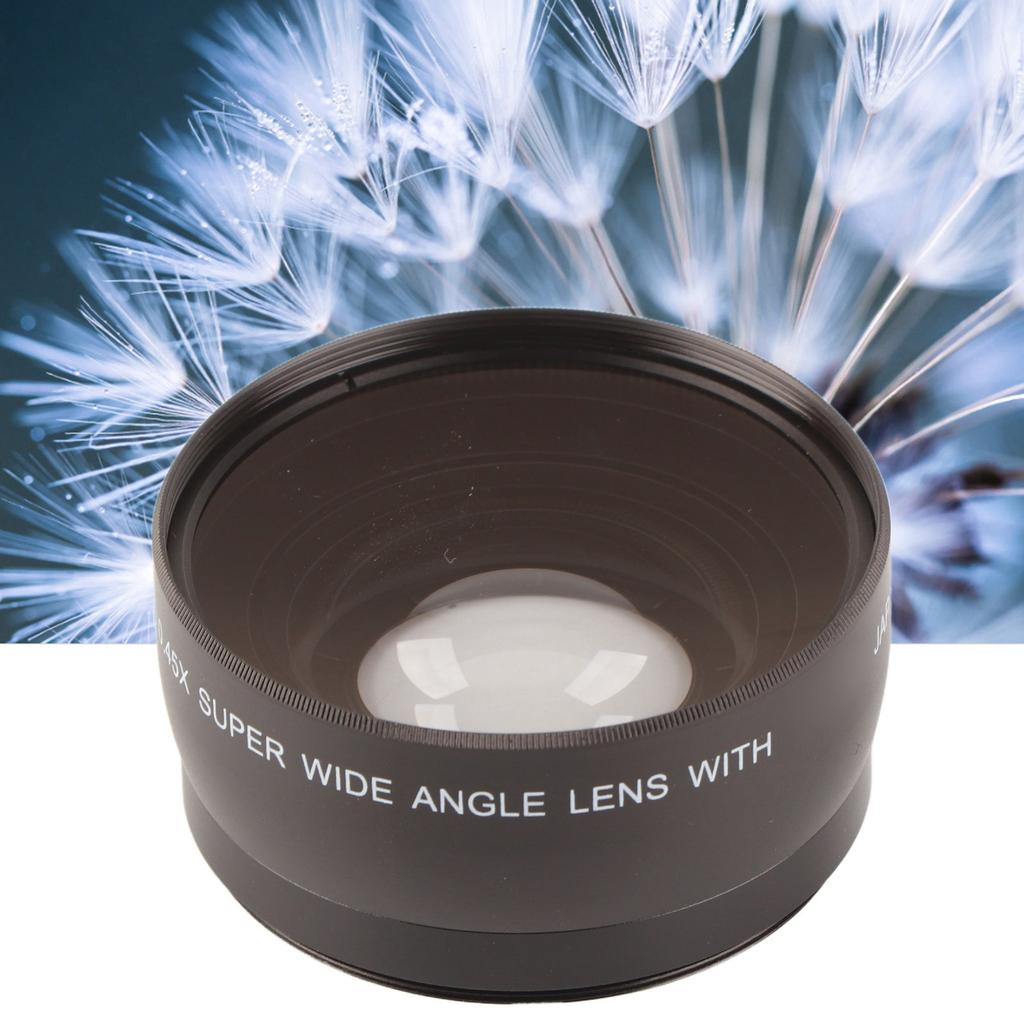 JSR‑1151 Advanced 58MM 0.45X Wide Angle Macro Lens Fit for All 58MM Diameter Camera Lenses
