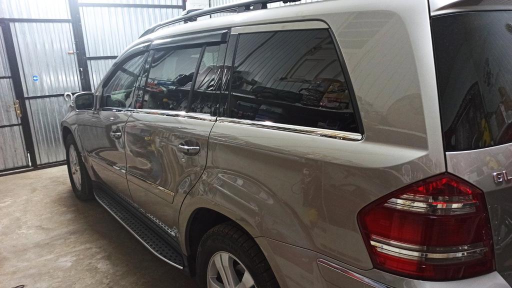 Нижняя окантовка окон (6 шт, нерж) для Mercedes GL сlass X164