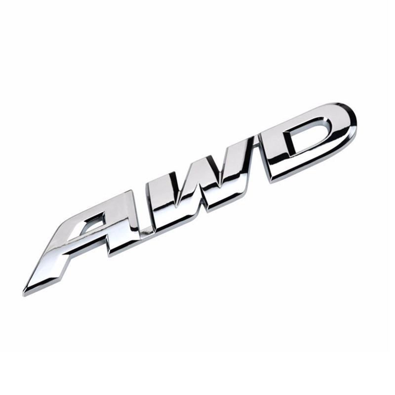 new 3D Car Styling Chrome Metal Sticker AWD Tail Emblem Badge FOR Chevrolet Cruze Aveo Captiva Trax Epica Sail Orlando Lacetti L