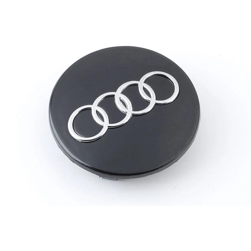 4 Stück 60mm 61mm 68mm 69mm Auto Styling Radnabenkappe Nabenkappe Abzeichen 4B0601170 Für Audi A3 A4 A5 A6 A7 A8 S4 S6 Zubehör