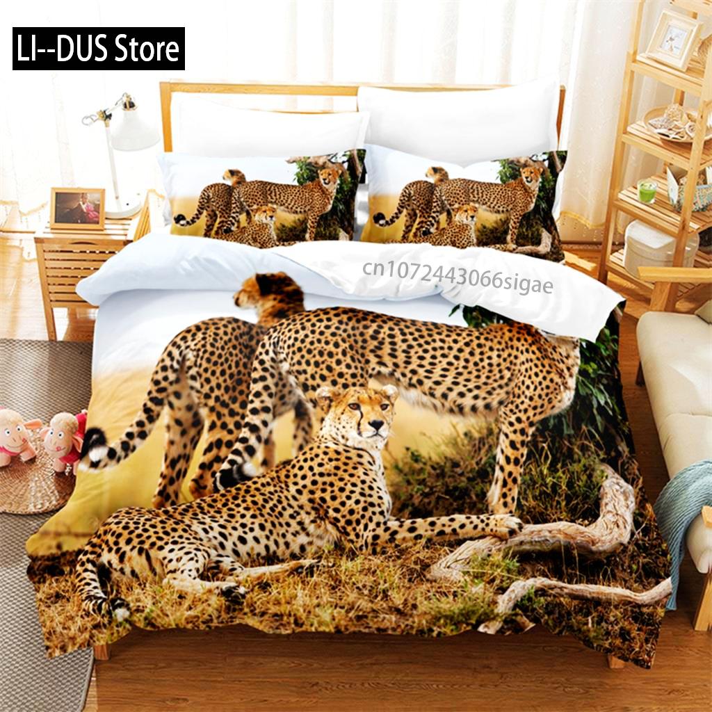 Ferocious Animals Bedding Set Duvet Cover Set 3d Bedding Digital Printing Queen Size Bedding Set Fashion Design
