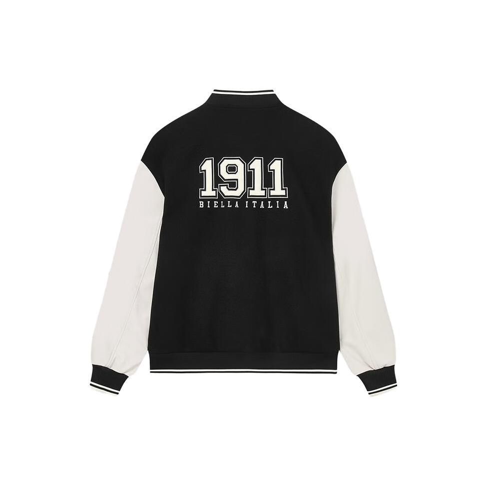 FILA Baseball Jerseys Unisex Ivory Baseball Collar Moderate Straight Fit F11U339701FIV