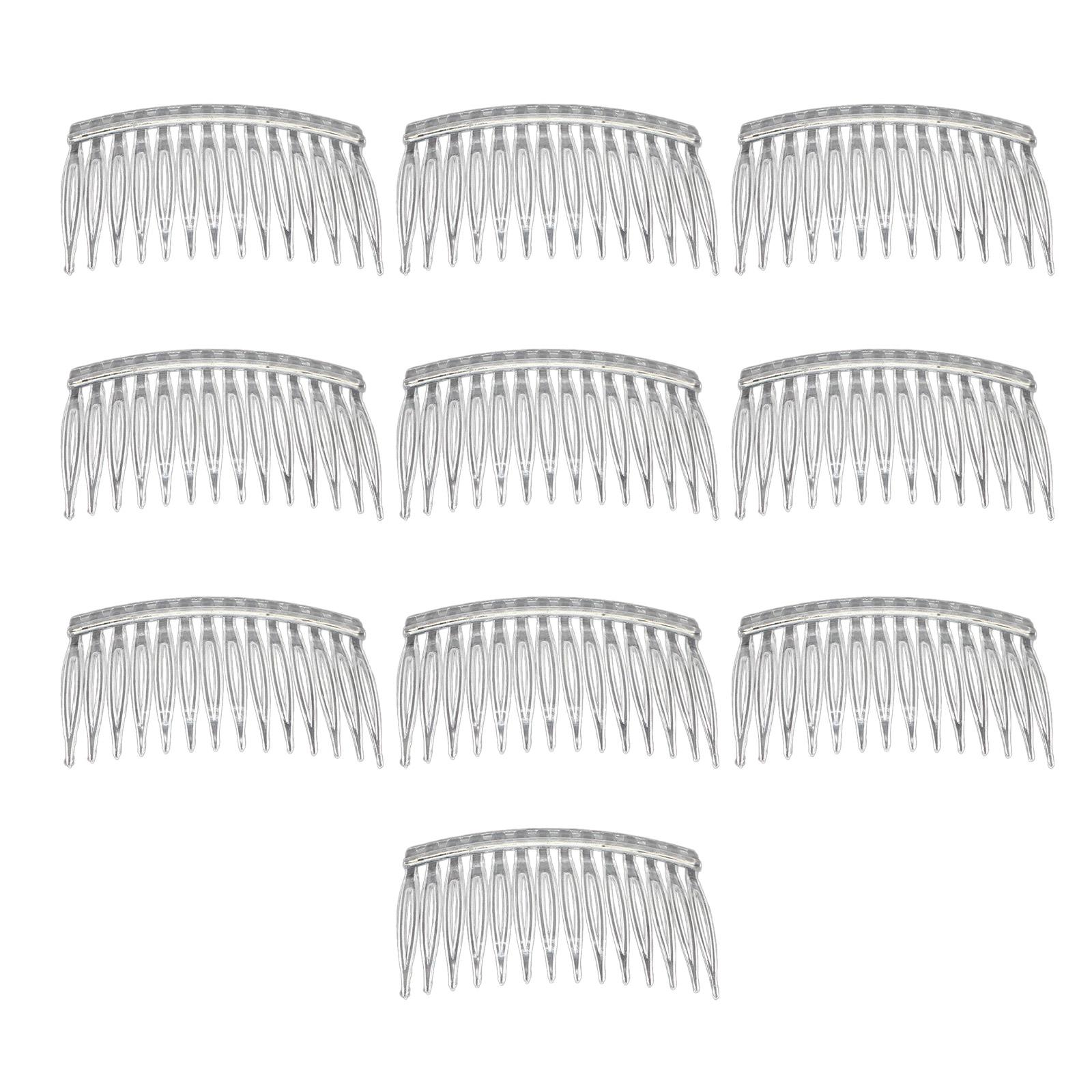 

1 шт/10 шт гребни для волос для женщин аксессуары металл пластик свадебные волосы боковой гребень зубчатый свадебный гребень для вуали шпилька держатель