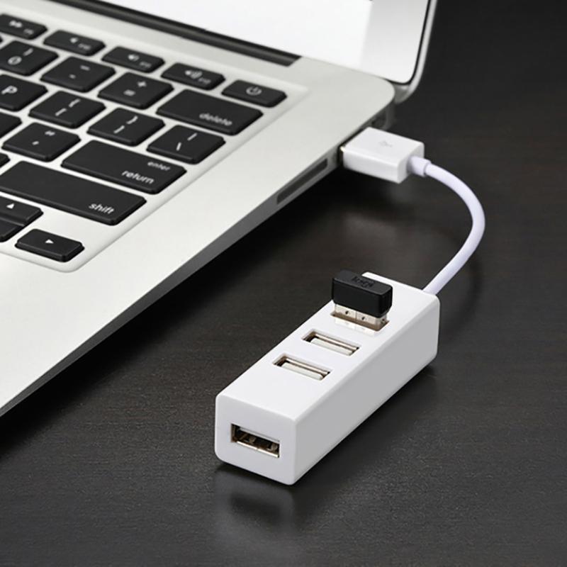 1ks USB Hub USB Rozbočovače Vysokorychlostní 4portový USB Rozšiřovač Napájecí Hub Adaptér PC Laptop Příslušenství