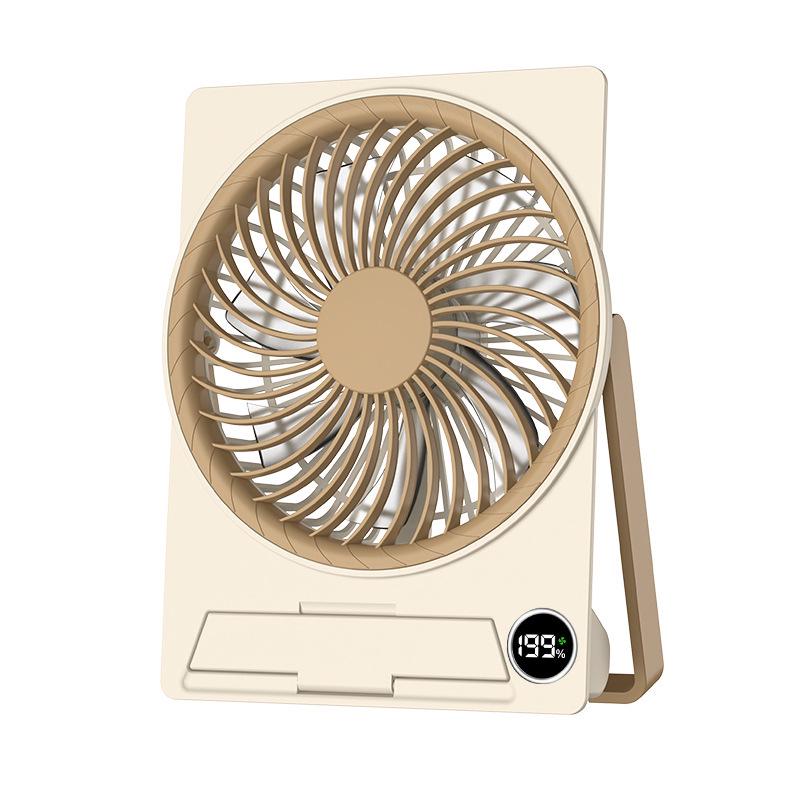 26-Year Model: Portable Silent Mini Desktop Fan with Long-lasting Battery