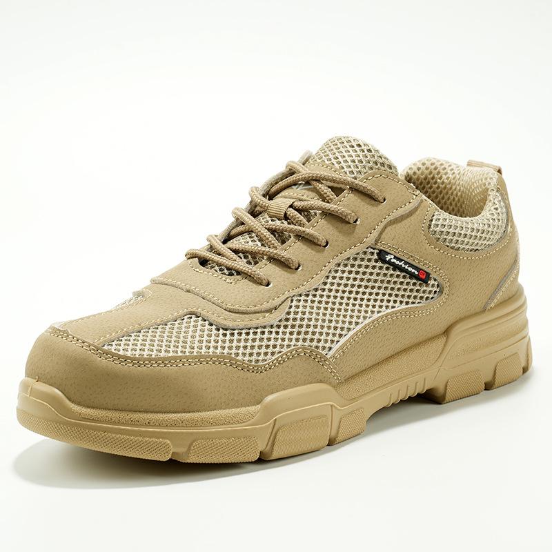 Men s Breathable Mesh Work Shoes - Anti-Smashing & Puncture-Resistant Engineering Protection