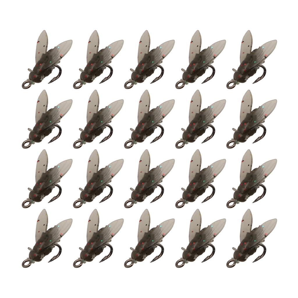 Reicher Garnelengeschmack Angelausrüstung Fliegenfischen Köder Weichköder