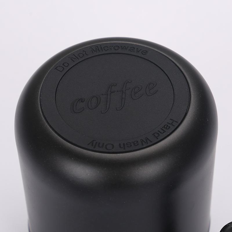 2025 New Product Office Coffee Cup Stainless Steel Double-Layer Vacuum Spray Paint Mug With Handle Heat Preservation Coffee Cup