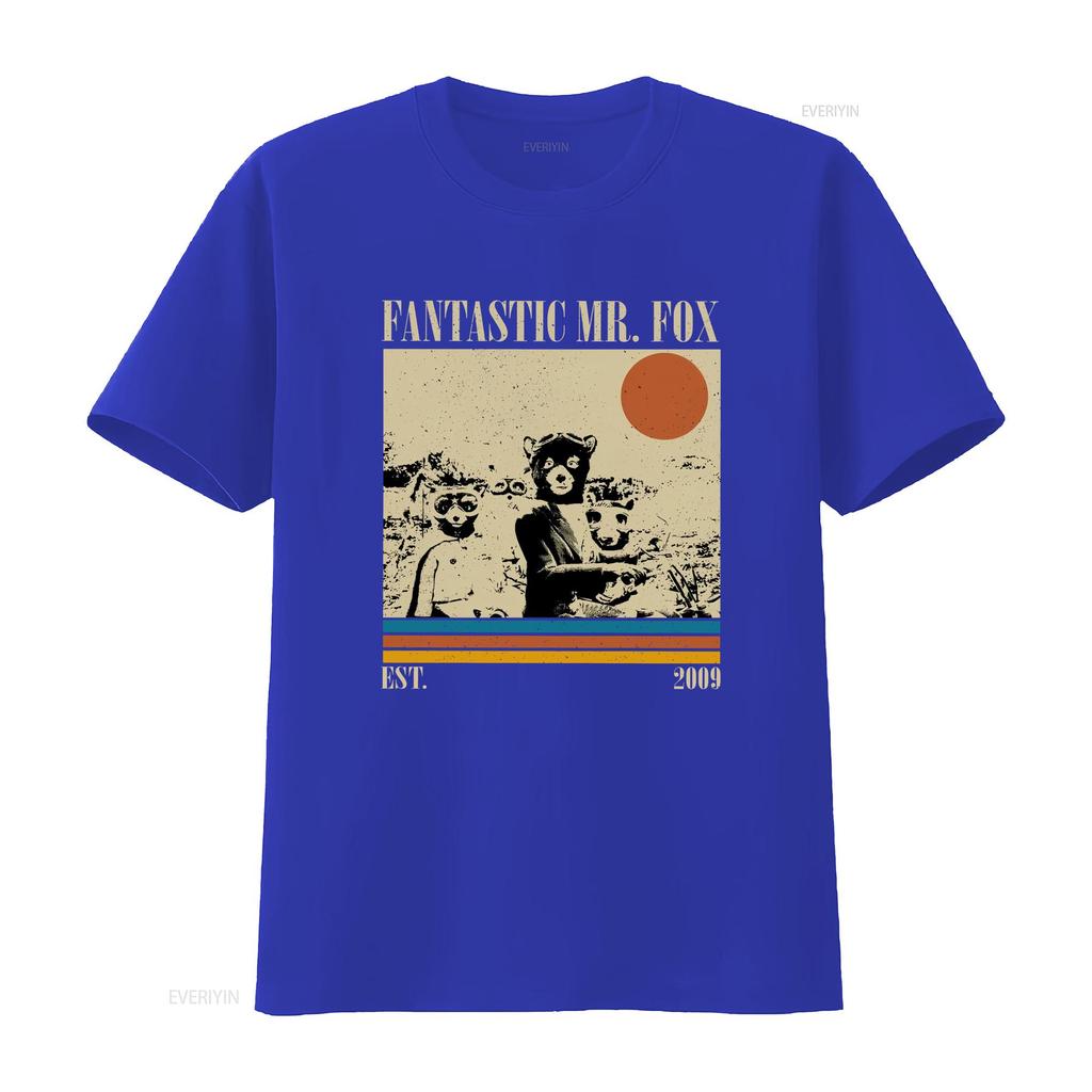 Fantastic Mr Fox T Shirt Retro Vintage Classic S for Him Christmas Vintage Washed Fashion Comfortable Casual Graphic Stylish
