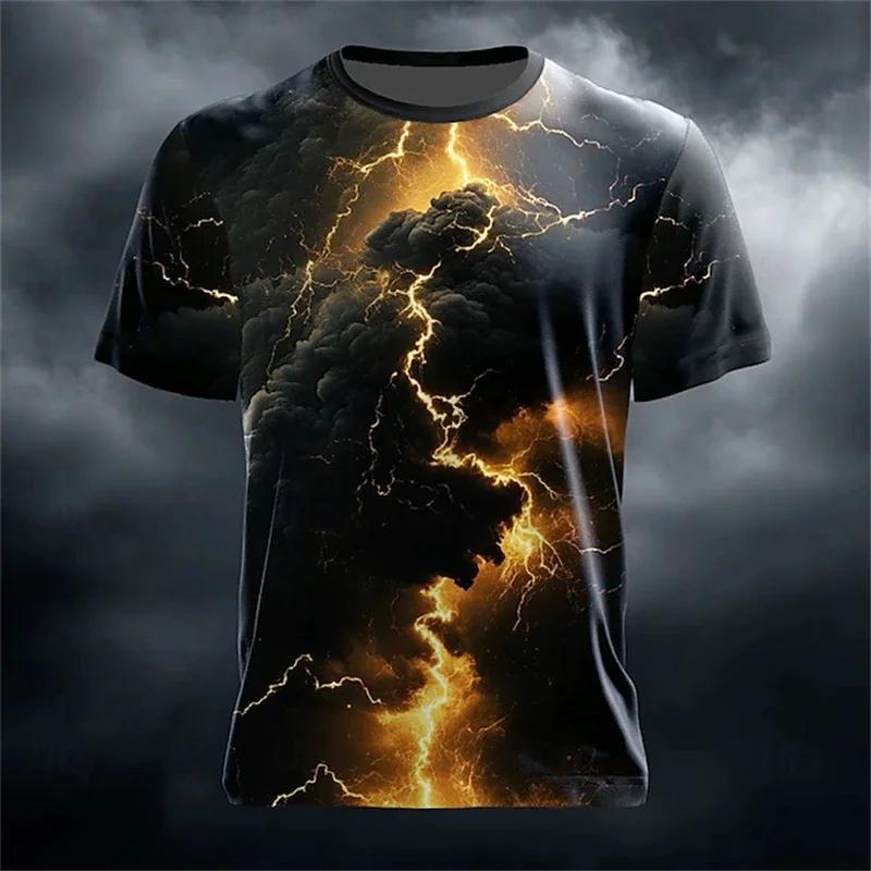 New Fun T-shirt Men's Summer Round-neck T-shirt Outdoor Loose and Casual Short-sleeved Retro Men's Scary Ghost Face T-shirt tops