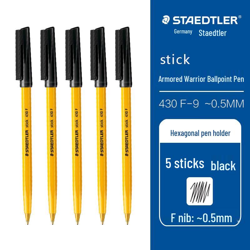 STAEDTLER 430F-9 0.5mm Retractable Ballpoint Pen