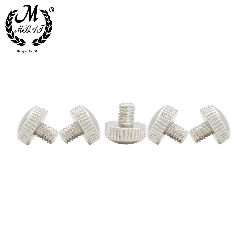 M MBAT 5Pcs Trumpet Repair Replacement Parts Metal Silver Trumpet Slide Finger Ring Screws Brass Musical Instrument Accessories