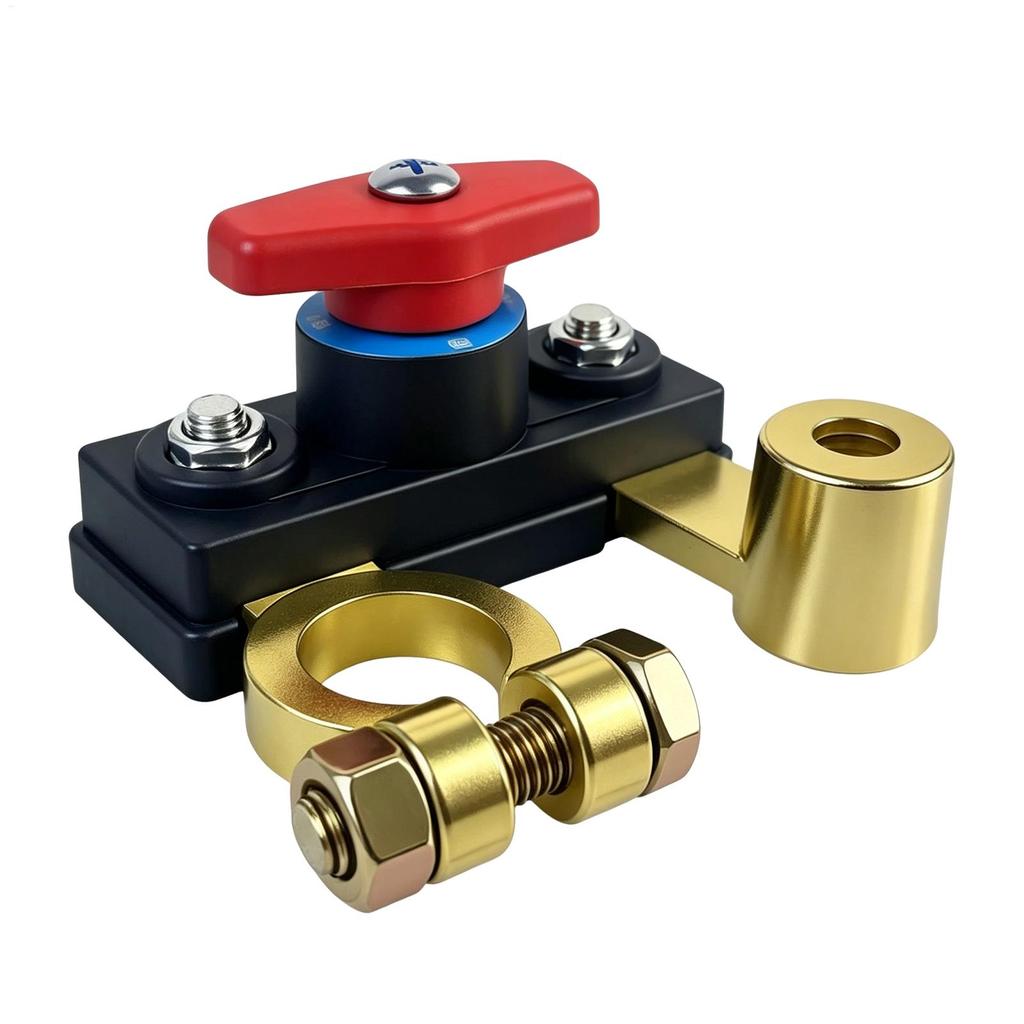 Adjustable Car Battery Power Cut-Off Breaker Copper Disconnect Switches With Stable Transmission For Sedan SUV RV Boat ATV Yacht