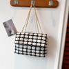 Stylish Korean Style Plaid Crossbody Bag 2023 New Autumn Bag