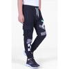 Navy Blue Text Printed Male Tracksuit Six