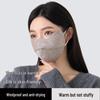 Silk Wool Mulberry Face Mask - Warm Windproof for Autumn/Winter Cycling