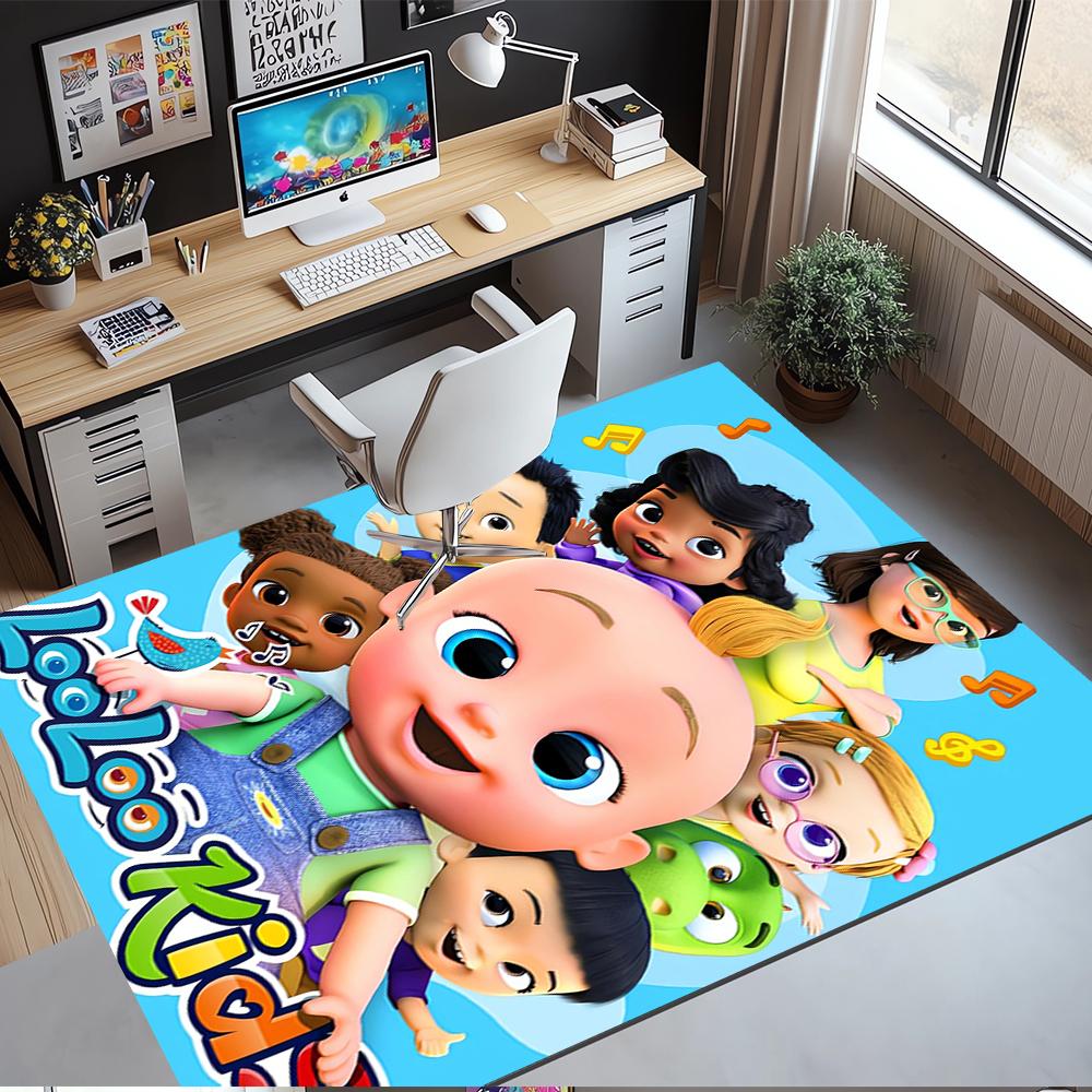 CoComelon Printed Carpet,Rug,for Office Chair Living Room Bedroom Kitchen Room Decor Gifts.