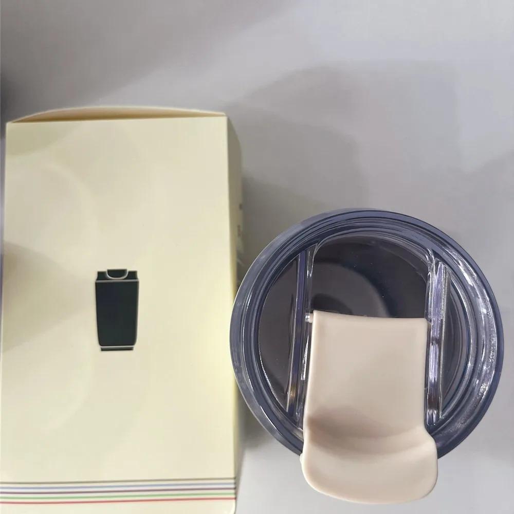 Tumbler Thermos Mug Milky White Coffee Mug Car Thermos Water Bottle Travel Stainless Steel Vacuum Bottle Drinking Jug