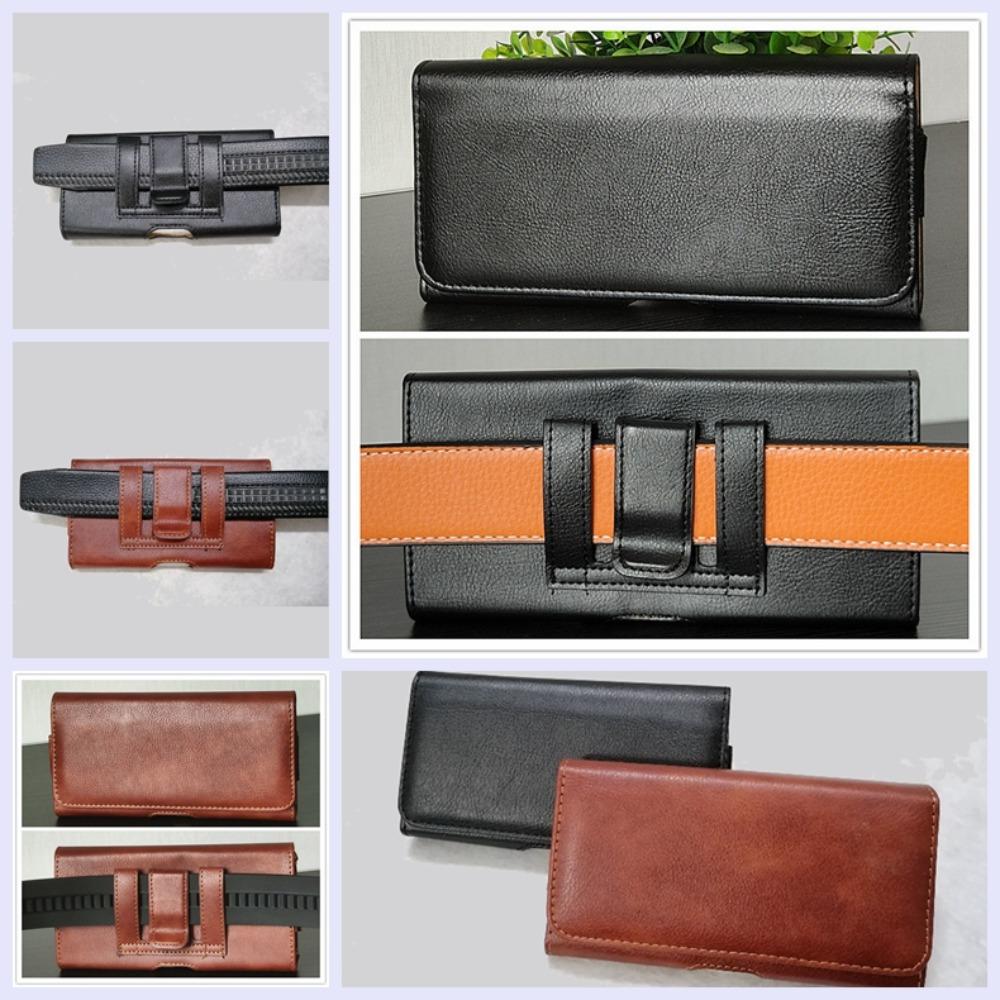 4.7-6.5 Inches Universal Phone Pouch Sewing Process Phone Belt Clip Cover  Man Belt Clip