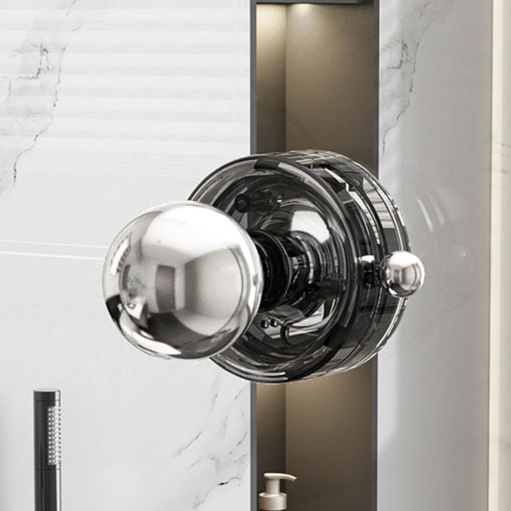 

Anti-slip Suction Cup Door Handle Circular Glass Door Handle Reusable Cabinet Knob Cupboard серый