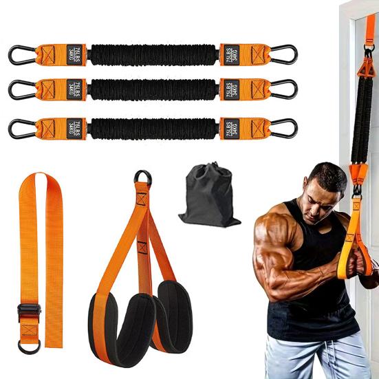 Pull-Up Assistance Band Length Adjustable Muscle Training 75-225LBS Heavy Duty Resistance Band