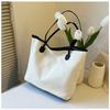 Large Capacity Cotton Cloth  Tote  Bags Handbags Reusable Travel Bags  Student