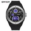 Sanda Youth Multifunctional Waterproof Sports Watch for Students
