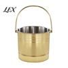 Bar Ice Bucket Stainless Steel with Removable Strainer, Wine Champagne Cooler for Beer Red Wine, Portable Snacks Home Corrosion Resistant