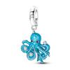 925 Silver Luminous Blue Ocean Series Octopus Starfish Charms Beads For Women Fit Bracelet DIY Jewelry Gifts