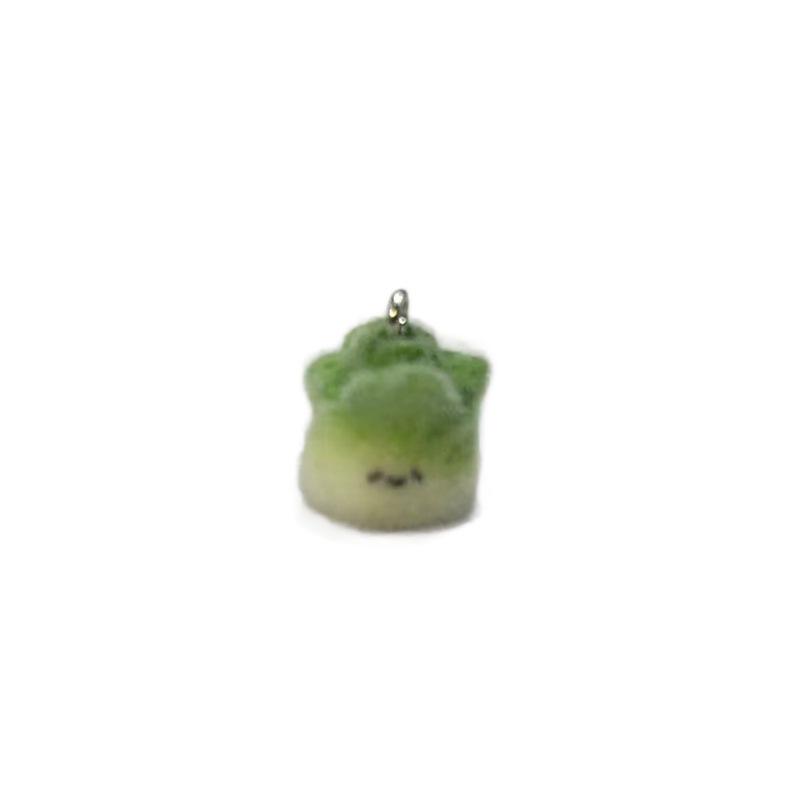 Mini 3D Vegetable Resin Charm - Cute Pendant for Keychain or Bag Decoration