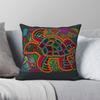 Panama Kuna Mola Turtle Pillowcase Polyester Linen Velvet Creative Zip Decorative Room Cushion Cover