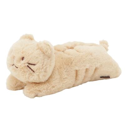 Cute Plush Pencil Case Featuring a Fluffy Cat A Perfect Gift for Cat Perfect for Cat A Perfect Gift for Children from Elementary School To Middle High