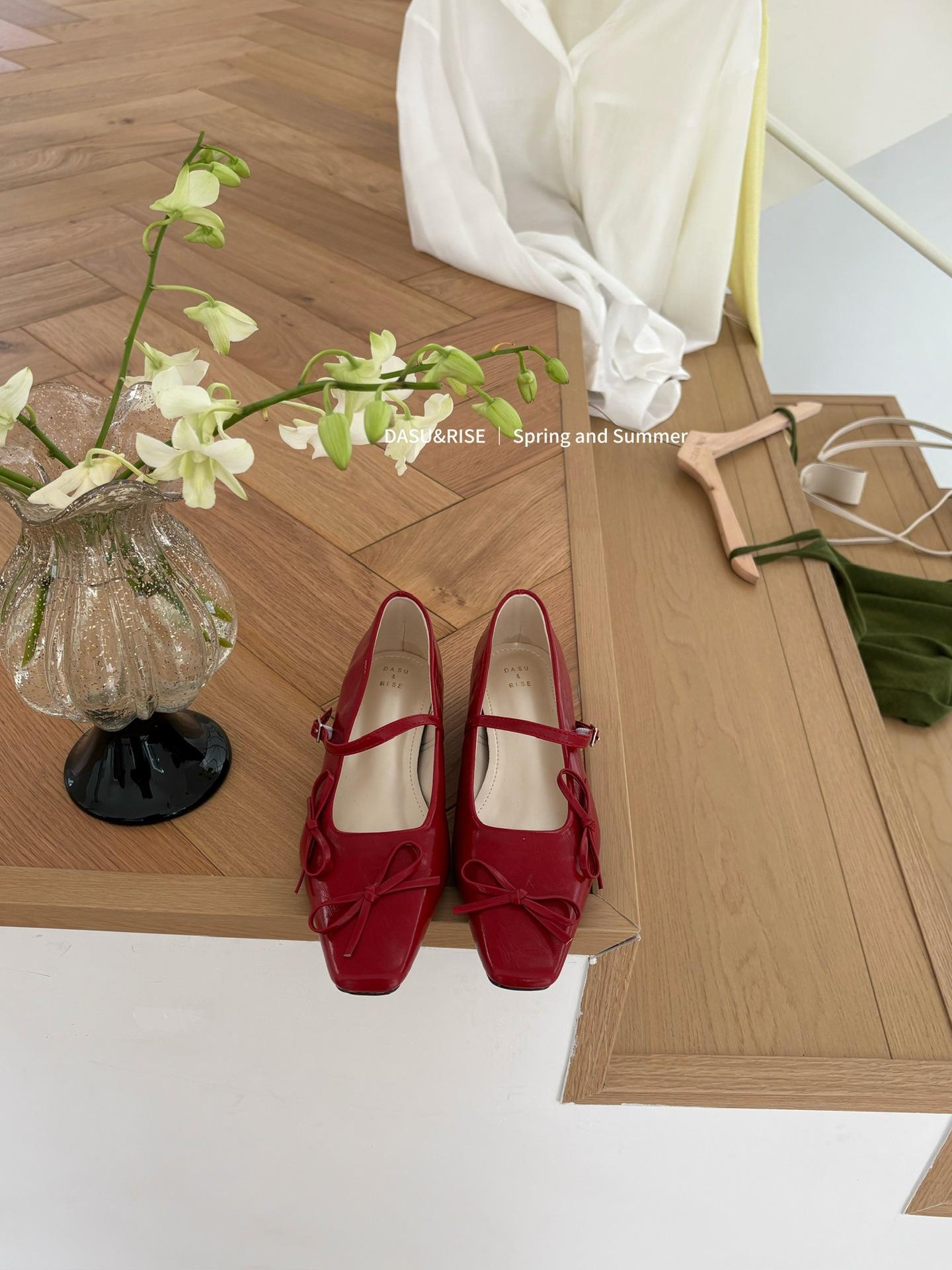Women s Square Toe Platform Bowknot French Style Elegant Pumps - Fashionable Footwear 35