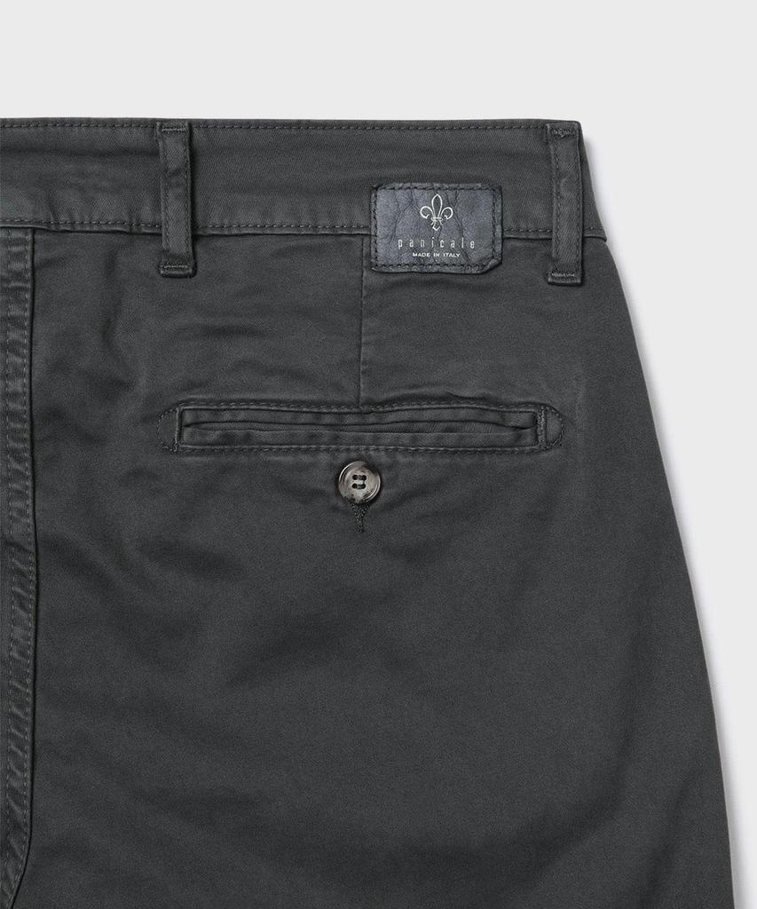 PANICALE Slim Fit Cotton Pants [Charcoal]