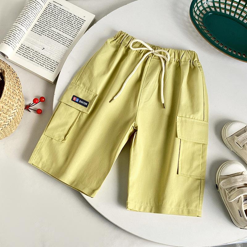 Korean Style Kids' Summer-Autumn Casual Workwear Pants