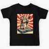T-shirt Enfant Drôle Deejay Chat de Maison Rétro Vintage