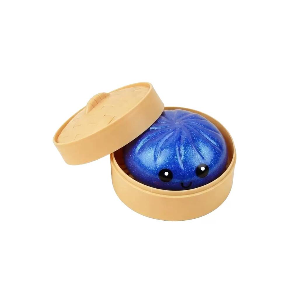 3PCS Colorful Dumpling Stress Balls Fidget Sensory Toy,Squeeze Dough Stress Relief Hand Toy,Bun