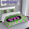 3pcs AKA Logo1 Pattern Bedding Set Duvet Cover Set Includes Duvet Cover &pillowcases, Perfect All Season Bedroom Decoration & Gift
