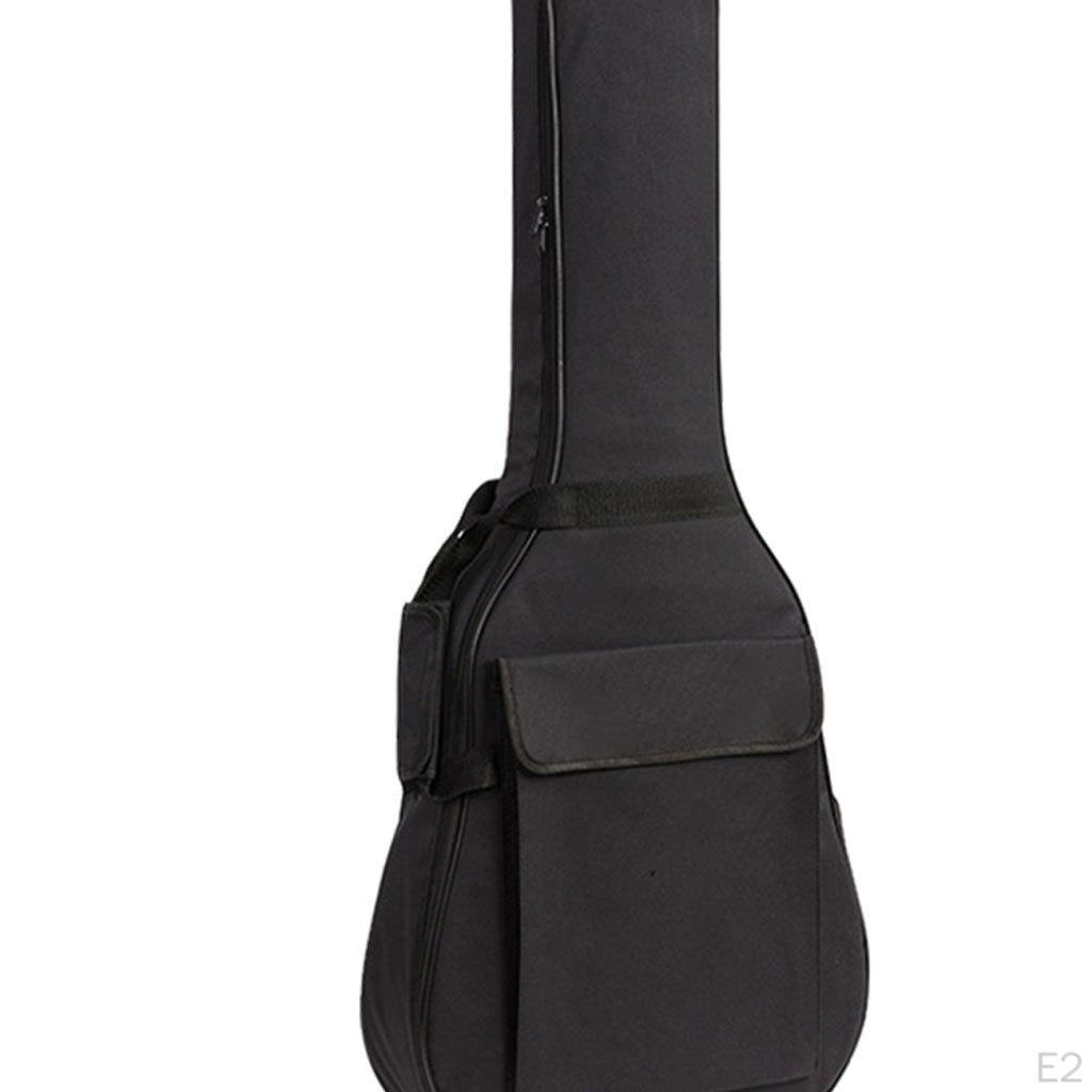 Acoustic Guitar Bag Oxford Cloth Dustproof Travel Carrying Backpack Double Shoulder Strap