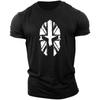 Men's 3D Short Sleeved T-shirt with Spartan Pattern