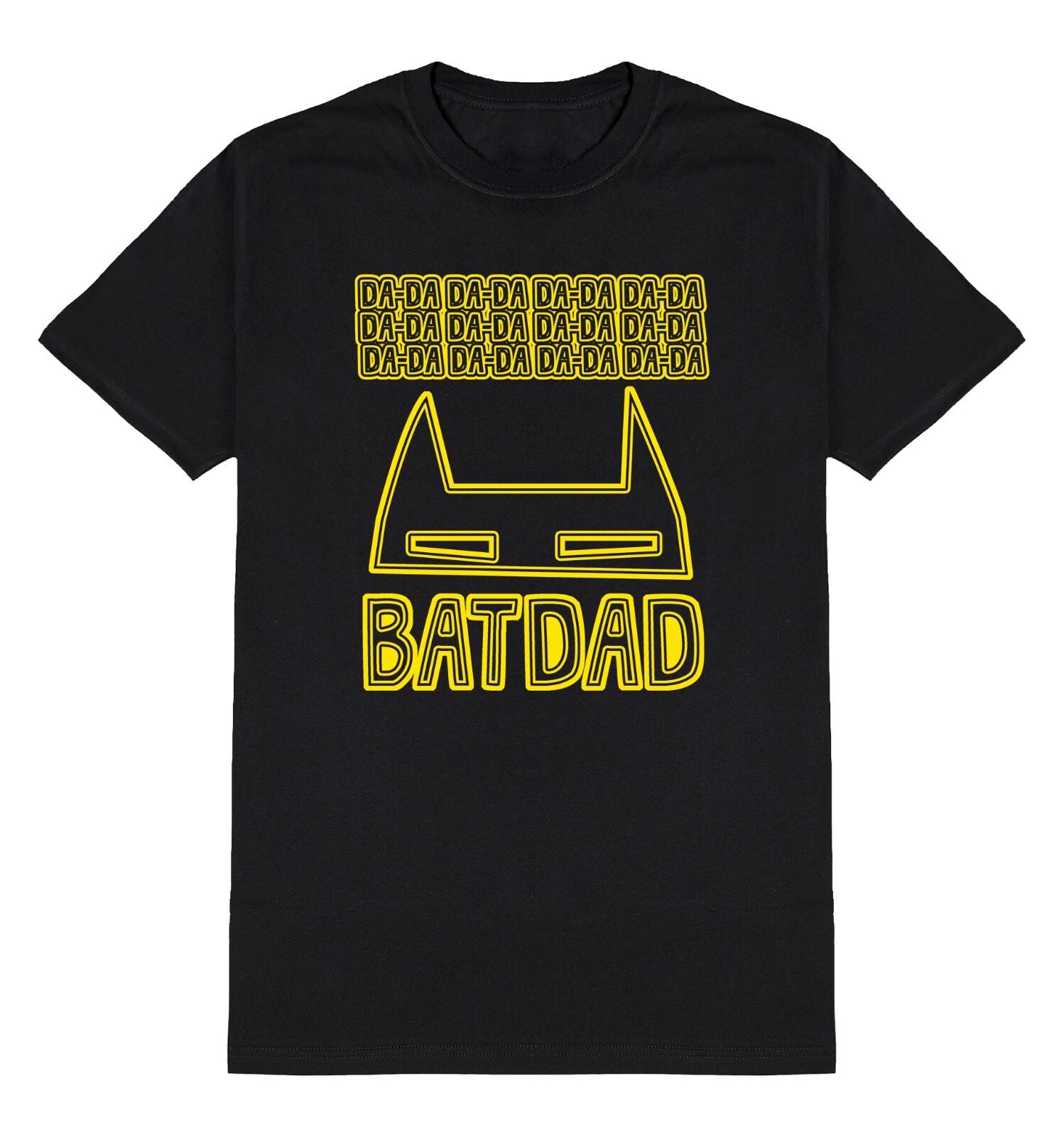 Da-Da Batdad T-Shirt Mens Womens Tees Top Mens Batman Dada Funny Gift Christmas Birthday Superhero 4XL