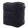 Inflatable Foot Rest Promote Blood Circulation Relieve Fatigue PVC Flocking Inflatable Footrest Cushion for Travel