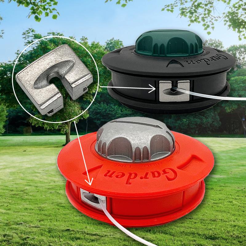 Garden Power Tool Parts Brush Cutter Accessories Aluminum Block for Grass Trimmer Head String Outlet