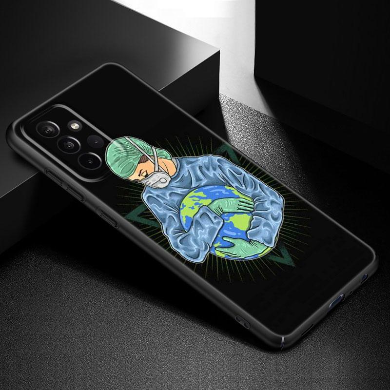 Lekarz Pielęgniarka Korona Król Królowa Etui Na Samsung Galaxy A21 A30 A50 A52 S A13 A22 A32 A33 A53 A73 5G A11 A12 A31 A51 A70 A71 A72