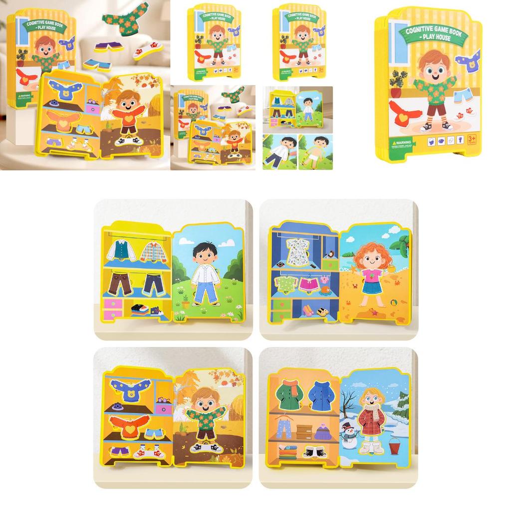 Educational Puzzle Dress Up Toy With Eva Material For Early Learning And Quiet Book Fun