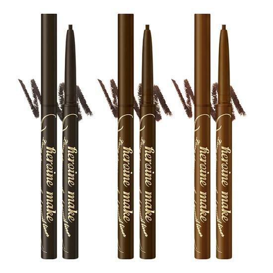 HEROINE MAKE Long Stay Smooth Gel Pencil Liner 01 Black Brown